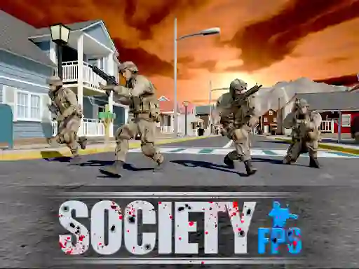 Spel Society FPS aanlyn