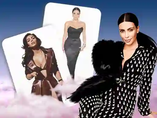Spel Kim Kardashian Memory Card Match aanlyn
