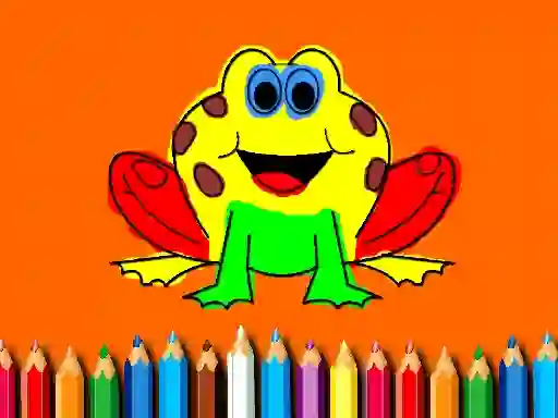 Spel Back To School: Frog Coloring Book aanlyn