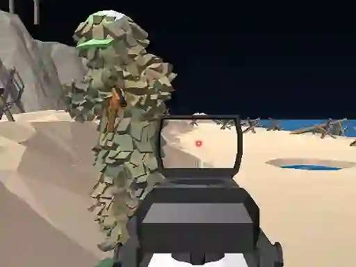 Spel Beach Assault Gungame Survival aanlyn