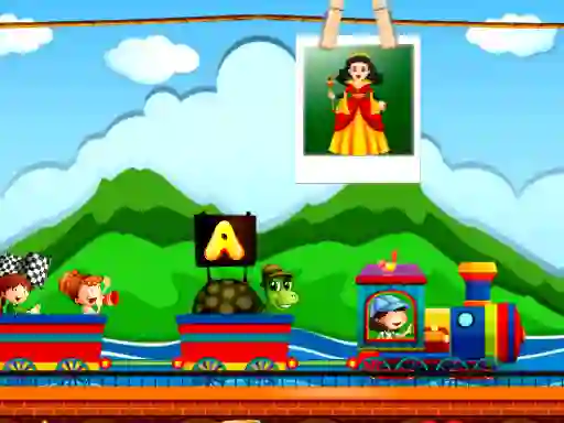 Spel Alphabetic train aanlyn