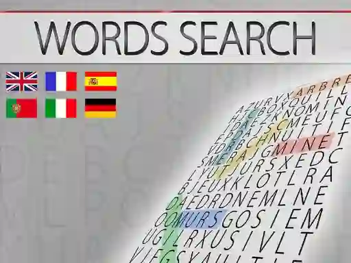 Spel Words Search aanlyn