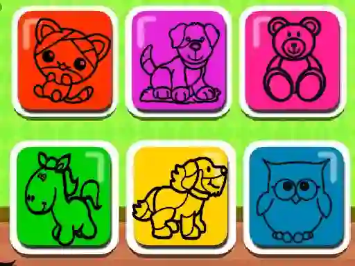 Spel Easy Kids Coloring Game aanlyn