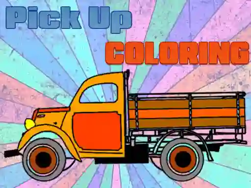 Spel Pick Up Trucks Coloring aanlyn