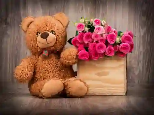 Spel Cute Teddy Bears Puzzle aanlyn