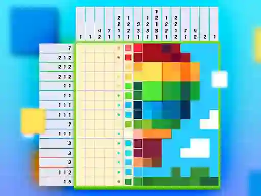 Spel Nonogram Jigsaw aanlyn