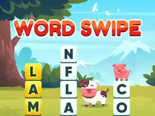 Spel Words Swipe aanlyn