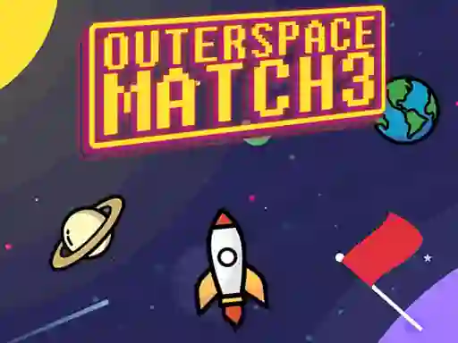 Spel Outerspace Match 3 aanlyn
