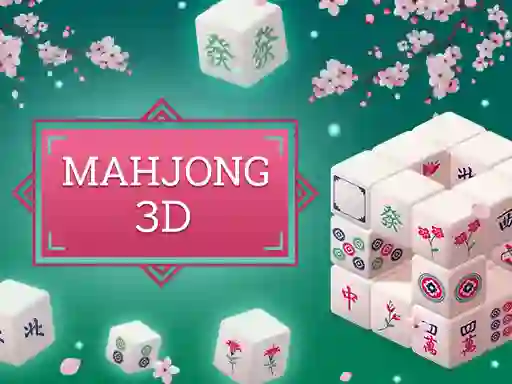 Spel Mahjong 3d aanlyn