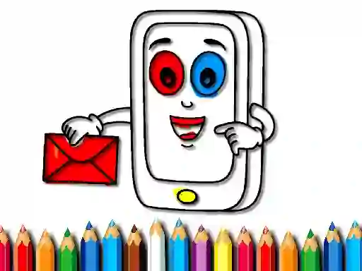 Spel Mobile Phone Coloring Book aanlyn