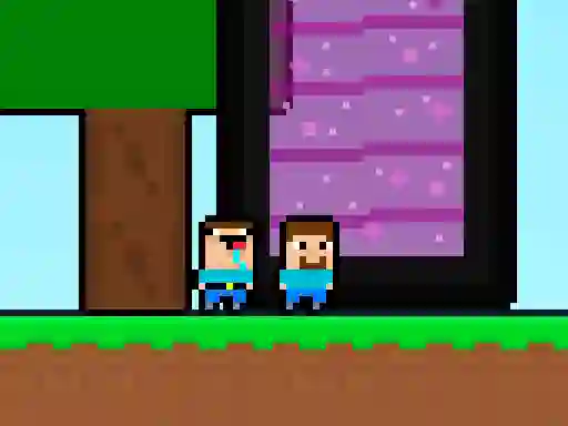 Spel Noob vs Pro Super Hero aanlyn