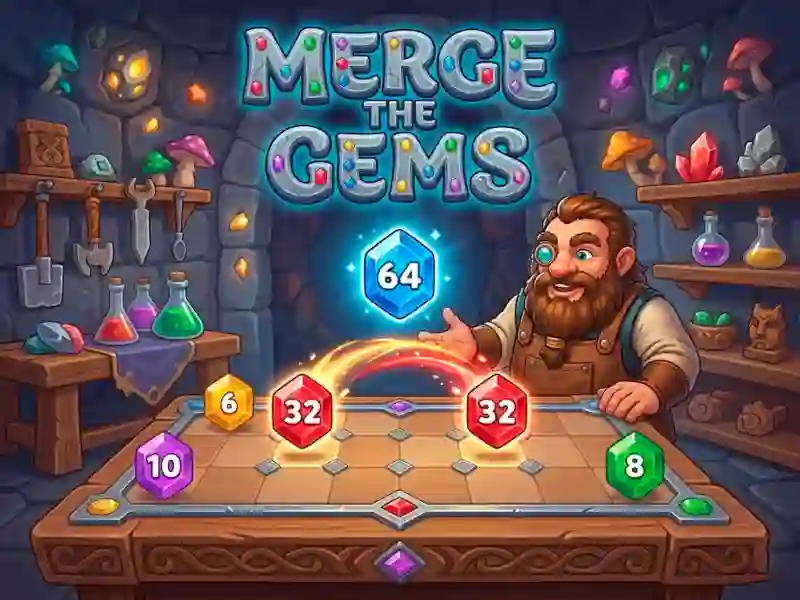 Spel Merge the Gems aanlyn