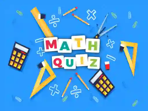 Spel Math Quiz Game aanlyn