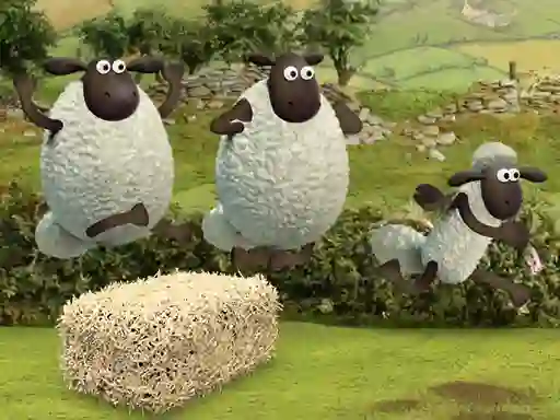 Spel Shaun the Sheep Alien Athletics aanlyn