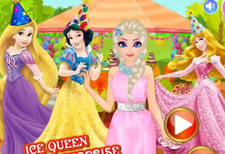 Spel Ice Queen Birthday Surprise aanlyn