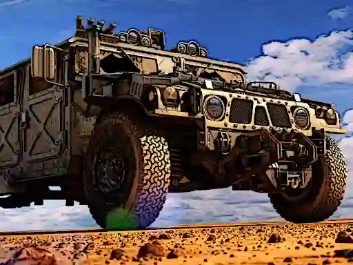 Spel Military Transport Vehicle aanlyn