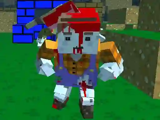 Spel Pixel Gun Apocalypse 4 Zombie Invazion aanlyn