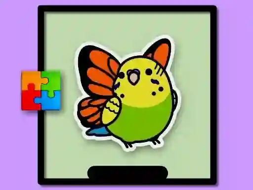 Spel Cute Budgie Puzzle aanlyn
