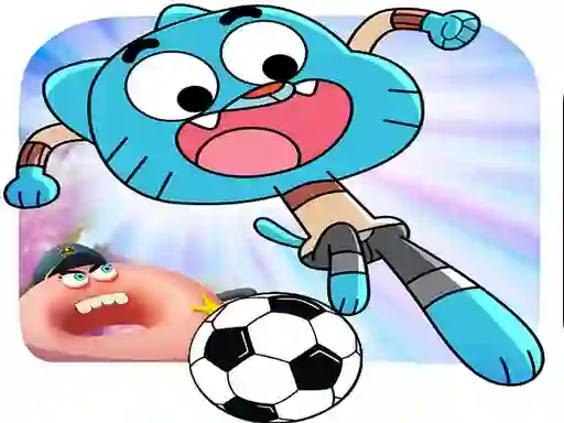 Spel Gumball Soccer Game aanlyn
