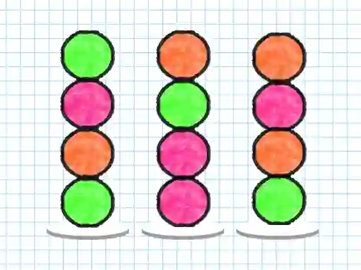 Spel Ball Sort Paper Note aanlyn