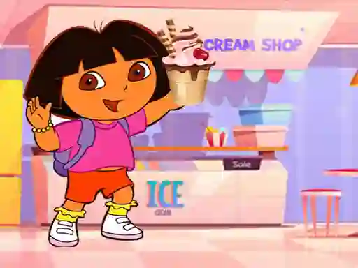 Spel Ice Cream Maker With Dora aanlyn