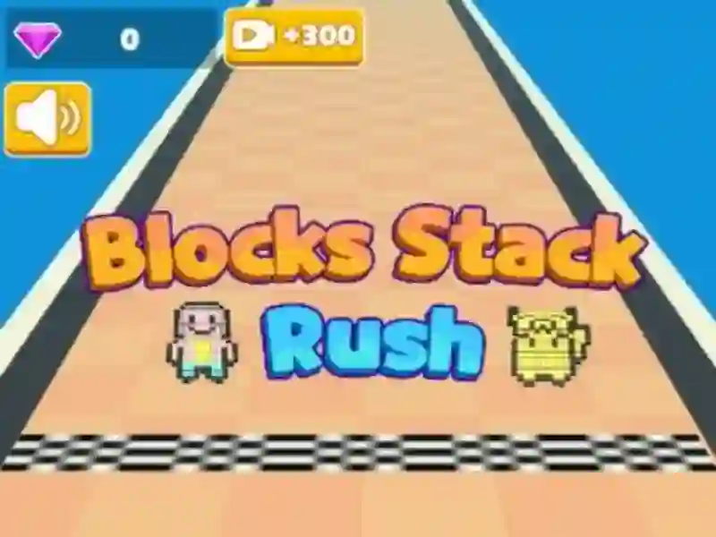 Spel Blocks Stack Rush aanlyn