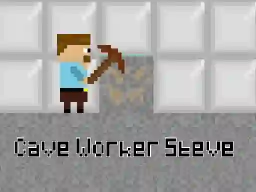 Spel Cave Worker Steve aanlyn