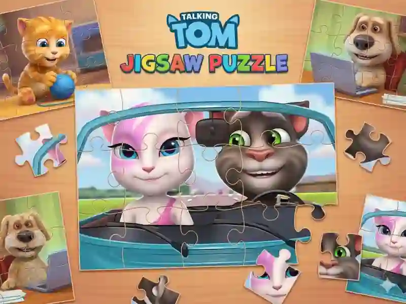 Spel Talking Tom Jigsaw Puzzle aanlyn