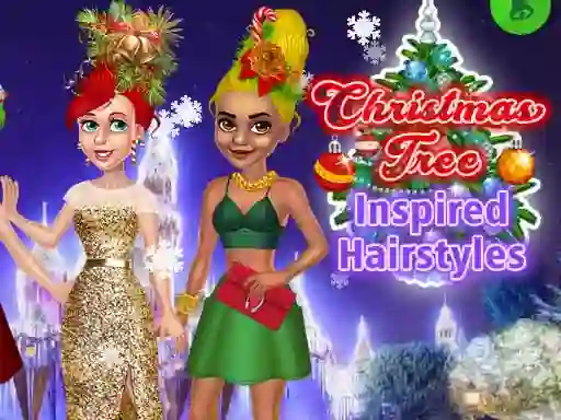 Spel Christmas Tree Inspired Hairstyles aanlyn