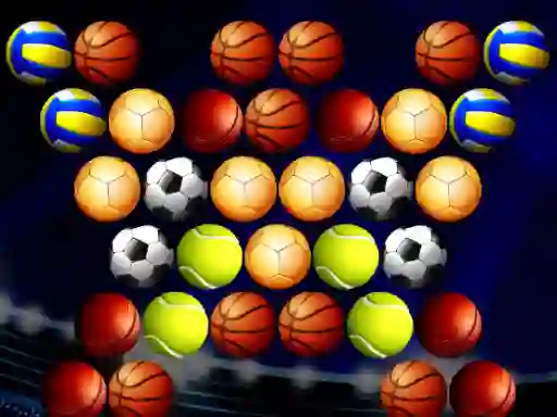 Spel Bubble Shooter Golden Football aanlyn