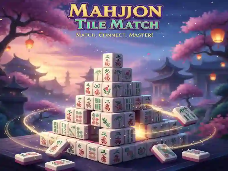 Spel Mahjong Tile Match aanlyn