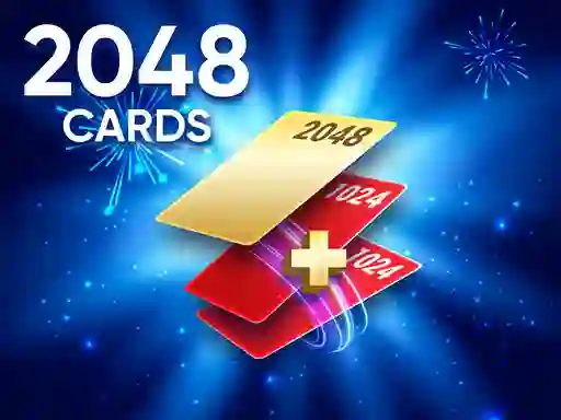 Spel Cards 2048 aanlyn