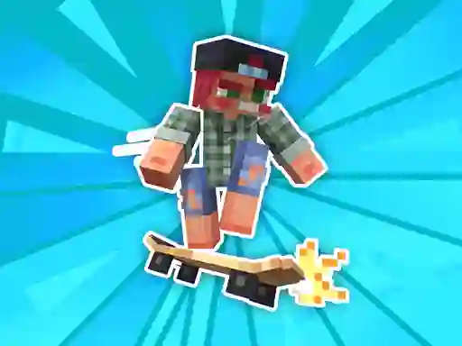 Spel Noob and Pro Skateboarding aanlyn