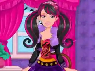 Spel Barbie Monster High Halloween aanlyn