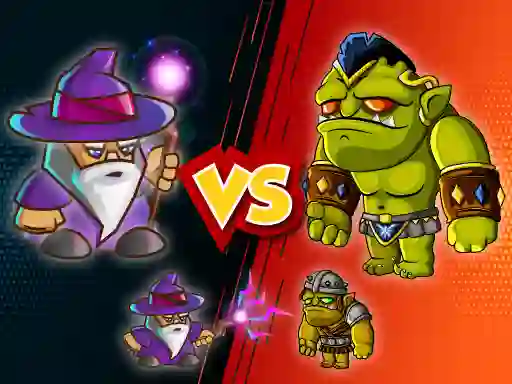 Spel Wizard vs. Orcs aanlyn