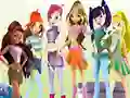 Spel Winx Club Puzzle Collection aanlyn