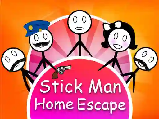 Spel Stickman Home Escape aanlyn