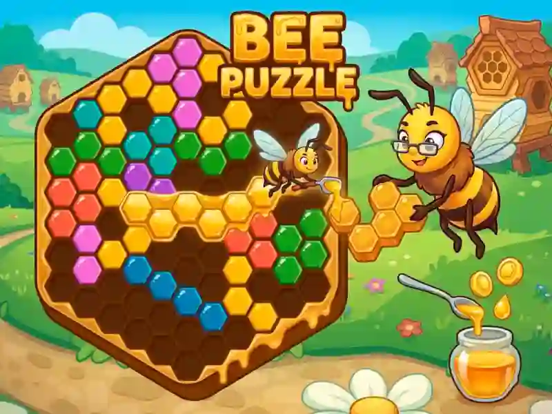 Spel Bee Puzzle aanlyn