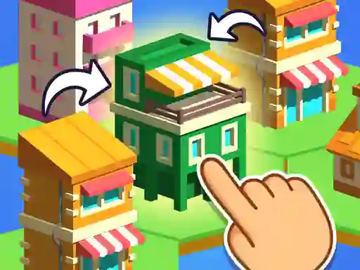 Spel Crafty Town Merge City aanlyn