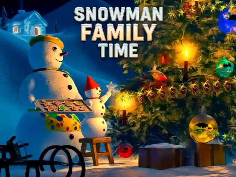 Spel Snowman Family Time aanlyn
