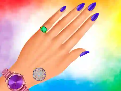 Spel Nail Art Design aanlyn
