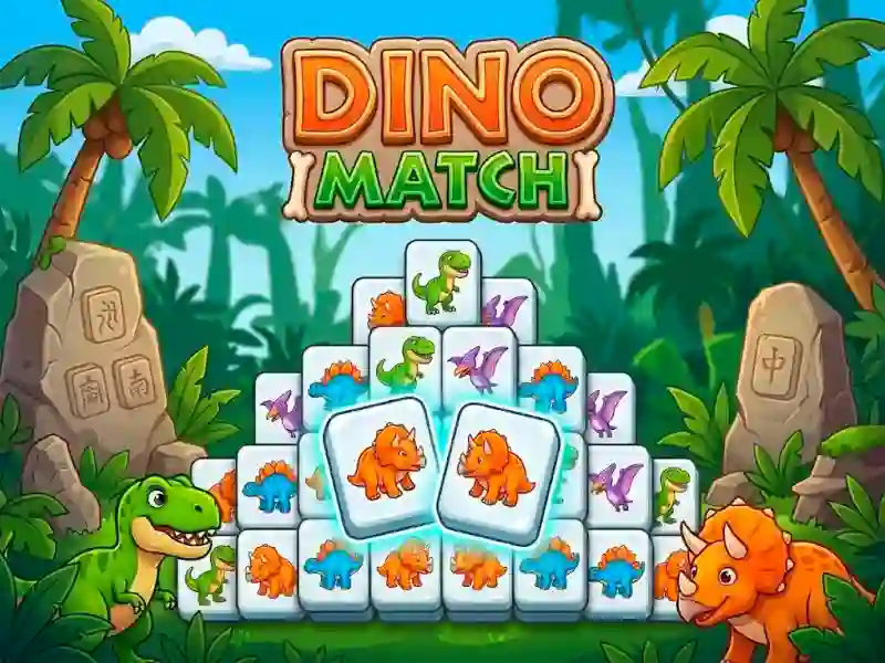 Spel Dino Match aanlyn