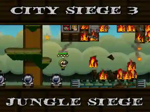 Spel City Siege 3: Jungle Siege aanlyn