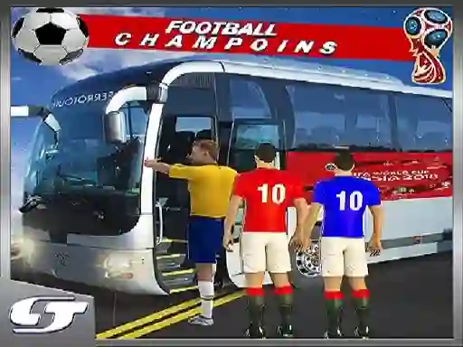 Spel Football Players Bus Transport aanlyn