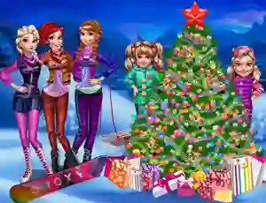Spel Princesses Christmas tree aanlyn