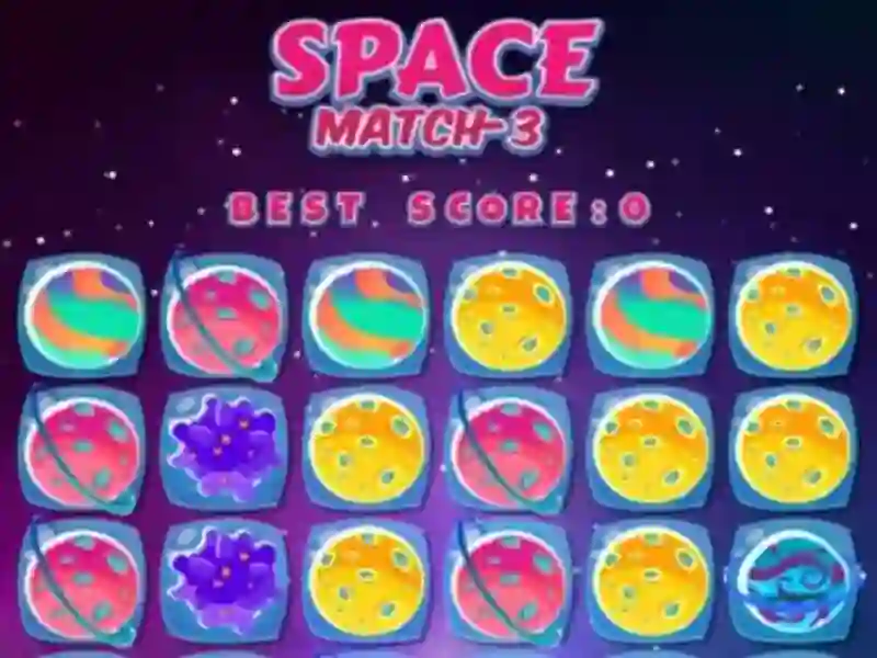 Spel Space Match3 aanlyn