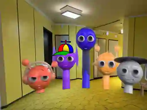 Spel Sprunki Backroom Terrors Skibidi Toilet aanlyn