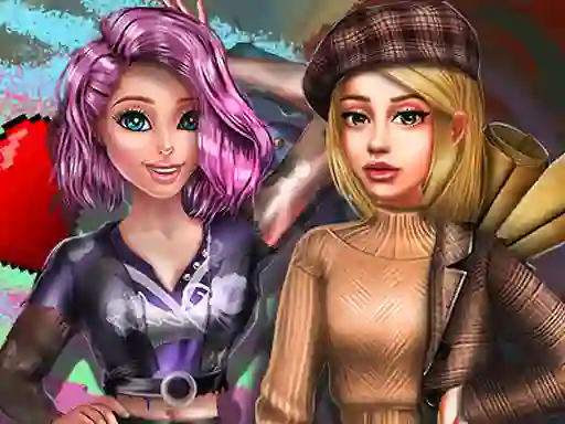 Spel 2022 Dark Academia to Egirl Dress up aanlyn