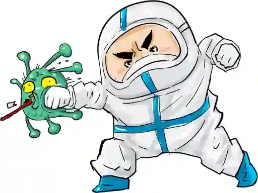Spel Against Coronavirus Slide aanlyn