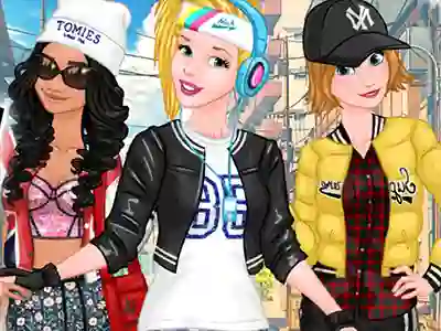 Spel Princesses Sporty & Funky Day aanlyn